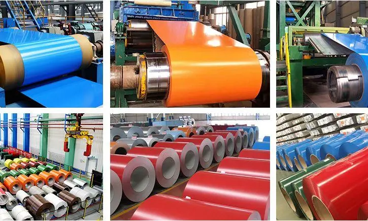 How many types of color steel coils are there